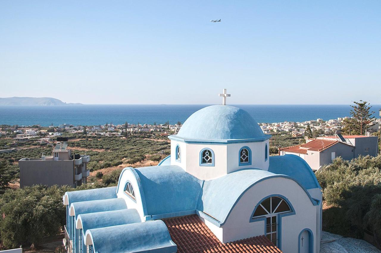 Adorable Country House With Sea & Church View! Kokkini Hani 外观 照片